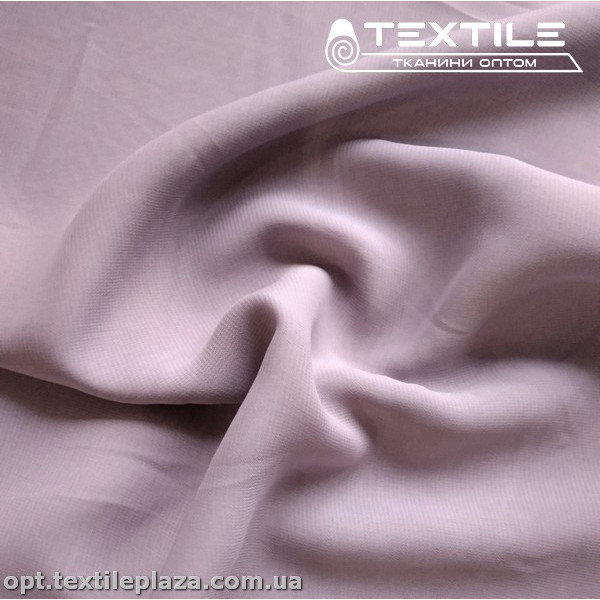 Шифон однотонный 6936C27 пыльно-сиреневый