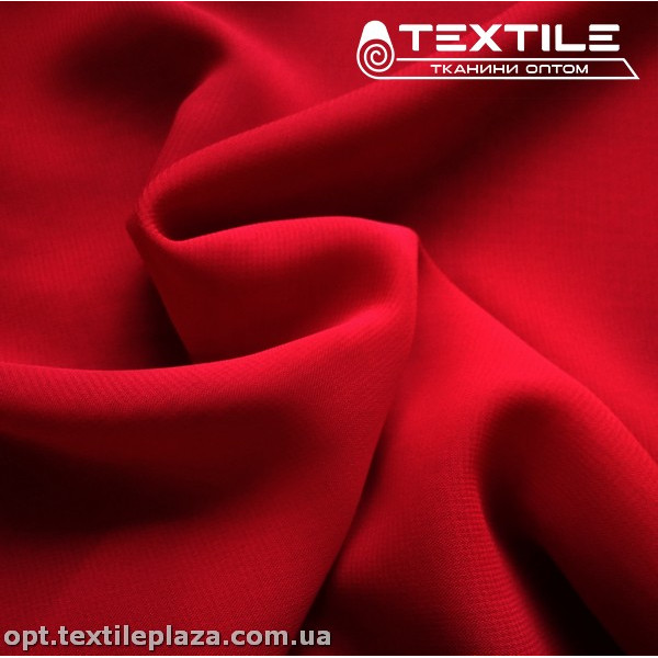 Шифон однотонный 3593C5 красно-бордовый