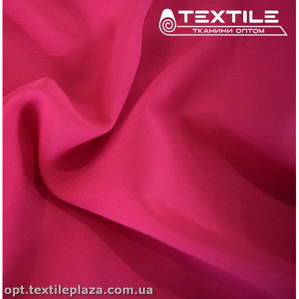 Креп шифон однотонный 2301C34 фуксия