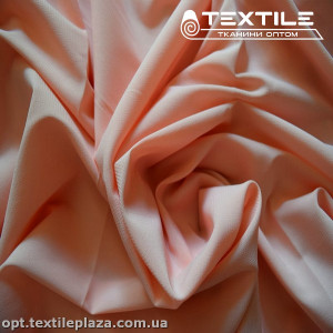 Шифон стрейчевый однотонный 12619C4 персиково-розовый