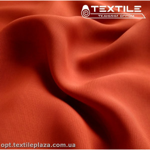 Шифон однотонный 10485C26 терракотовый