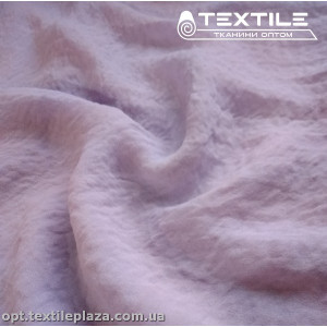 Шифон крэш однотонный 2697C23 Жоржет Peach светло-сиреневый