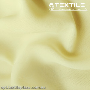 Шифон однотонный 4819C3 молочный