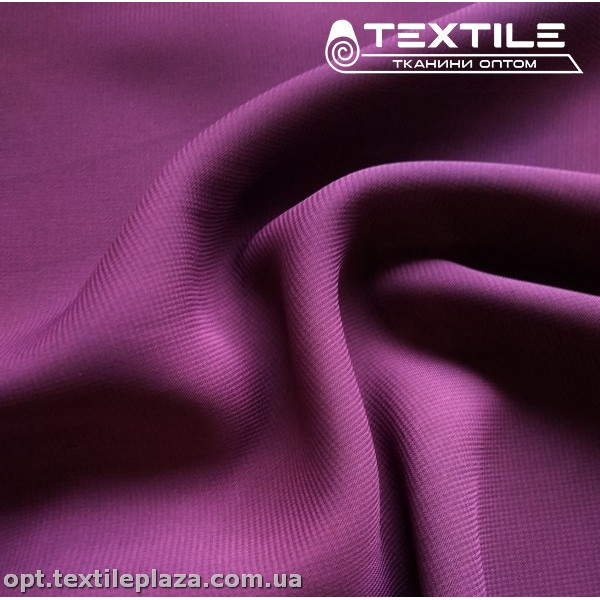 Шифон однотонный 3593C7 темно-фиолетовый