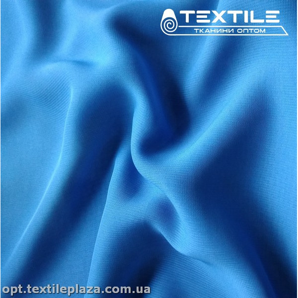 Шифон однотонный 1814C13 голубой