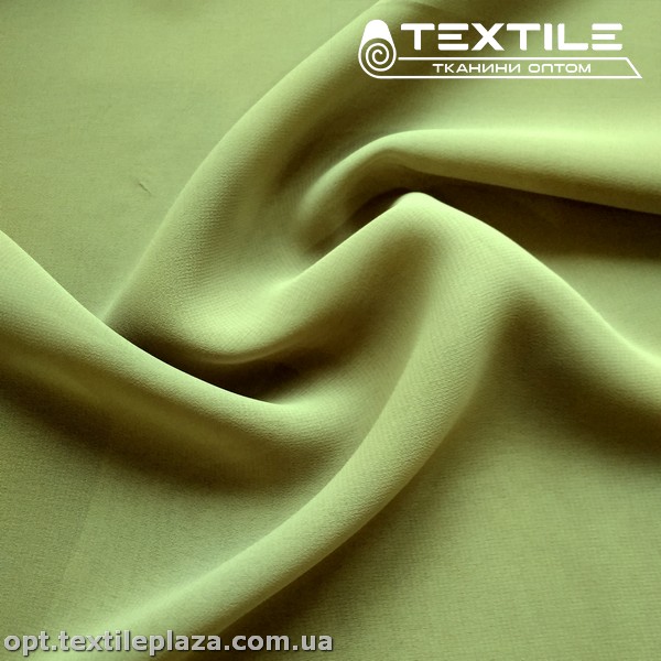 Шифон однотонный 1111C11 молочно-серый