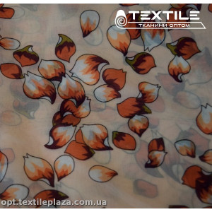 Шифон цветной 3889D819C1 лепестка оранжевые, персиковый