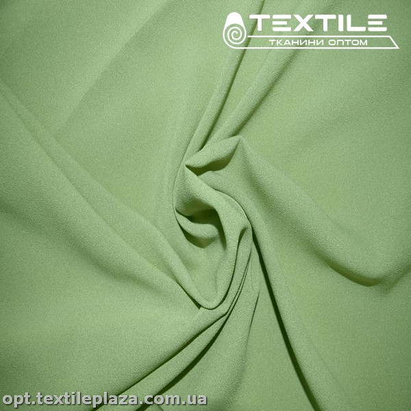 Креп шифон однотонный 3445C12 светло-оливковый