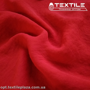 Шифон крэш однотонный 2697C24 Жоржет Peach красный