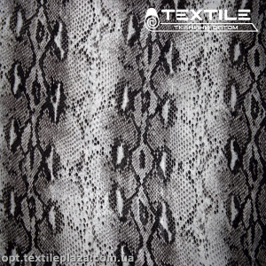 Шифон цветной 3594D5C1 питон, серый