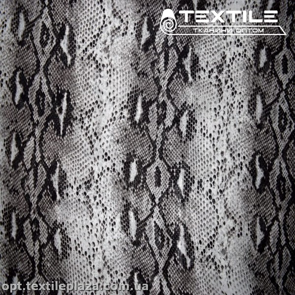 Шифон цветной 3594D5C1 питон, серый