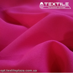 Креп шифон однотонный 2301C19 светлая фуксия