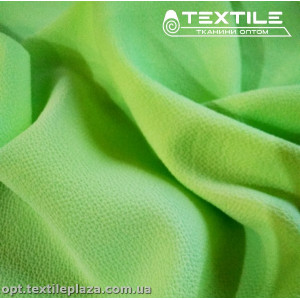 Креп шифон однотонный 3099C8 светло-лаймовый