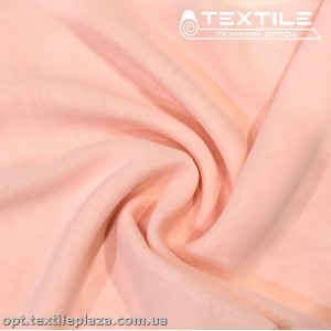 Шифон однотонный 4041C3 нежно-розовый