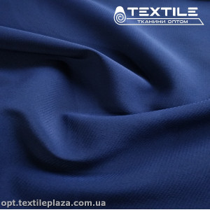 Шифон стрейчевый однотонный 12383C12 темно-синий