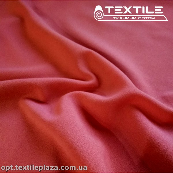 Креп шифон однотонный 3030C12 розово-бежевый