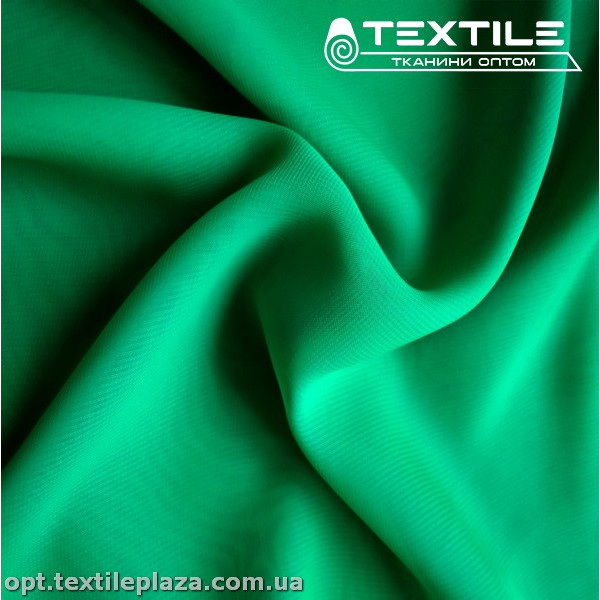 Шифон однотонный 21721C25 ментолово-зеленый