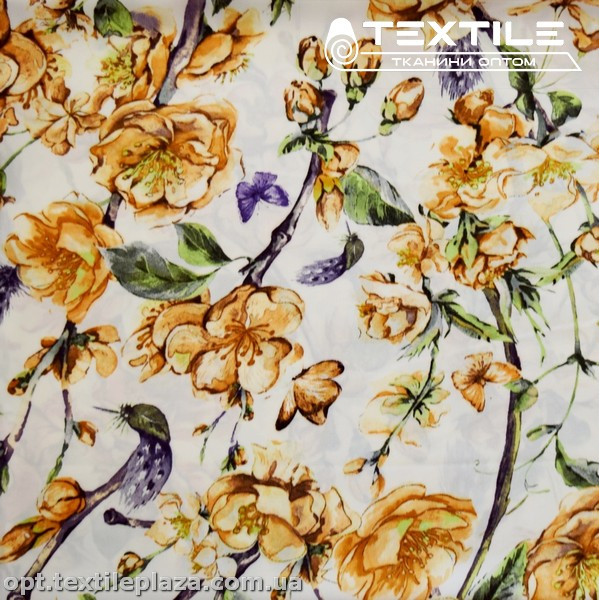 Супер софт цветы 3891D62C2 оранжевые, белый