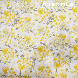 Супер софт цветы 4065D867C1 желтые, молочный