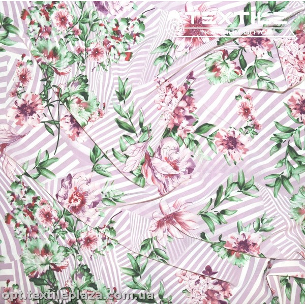 Супер софт цветы 4077D7C1 сиреневые, фрезовый