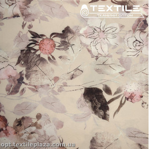 Супер софт цветы 3863D15C1 бежевые, пудровый