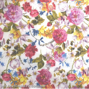 Супер софт цветы 3810D18C1 розовые, белый