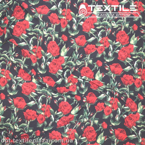 Супер софт цветы 4077D18C2 красные, черный