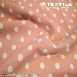 Супер софт горошек 3949D16C4 белый, розово-пудровый