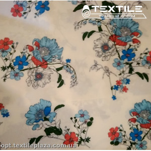 Супер софт цветы 3906D17C1 голубые, светло-пудровый