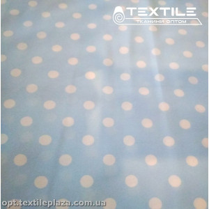 Супер софт горошек 3949D16C24 белый, нежно-голубой