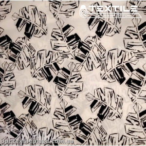 Супер софт листья 3944D8C1 черные, белый