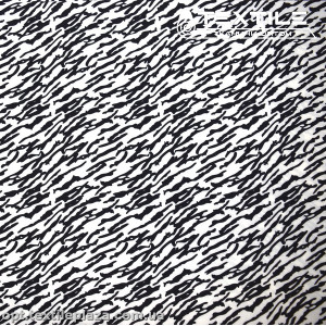Супер софт абстракция 4065D2C1 зебра, черно-белый