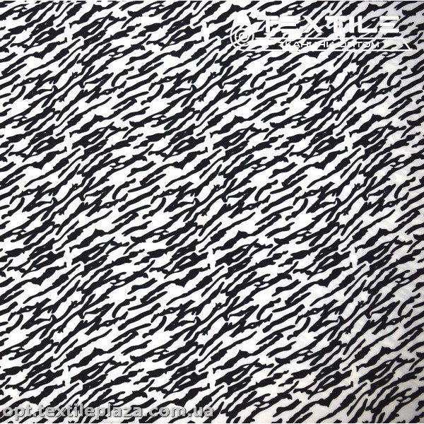 Супер софт абстракция 4065D2C1 зебра, черно-белый