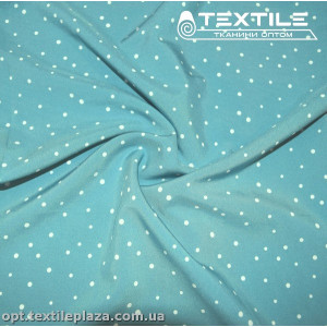 Супер софт горошек 4098D143C3 белый, мятно-голубой