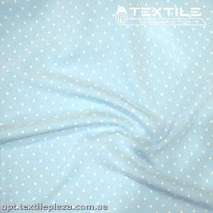 Супер софт горошек 4023D5C6 белый, голубой