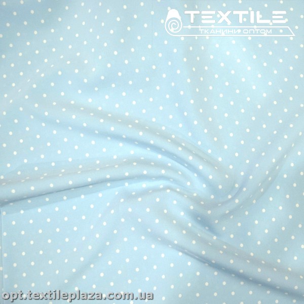 Супер софт горошек 4023D5C6 белый, голубой