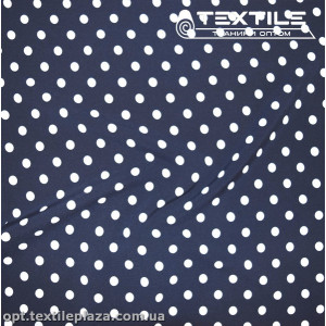 Супер софт горошек 4009D5C7 белый, темно-синий