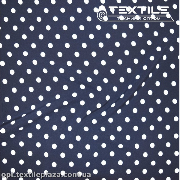 Супер софт горошек 4009D5C7 белый, темно-синий