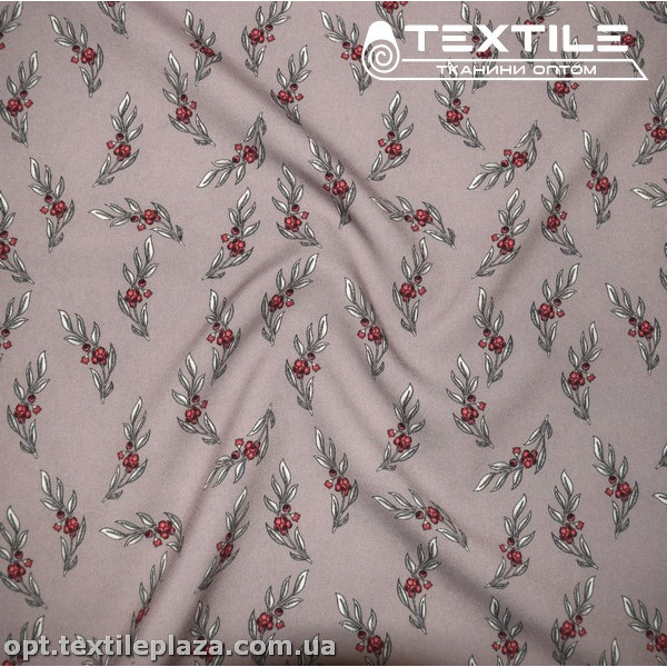 Супер софт листья 3716D12C2 красно-белые, фрезовый