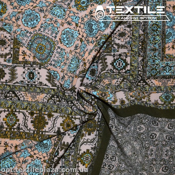 Супер софт абстракция 3800D16C3 лоскуты, розово-оливковый