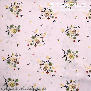 Супер софт цветы 4101D6C4 оливковые, светло-розовый