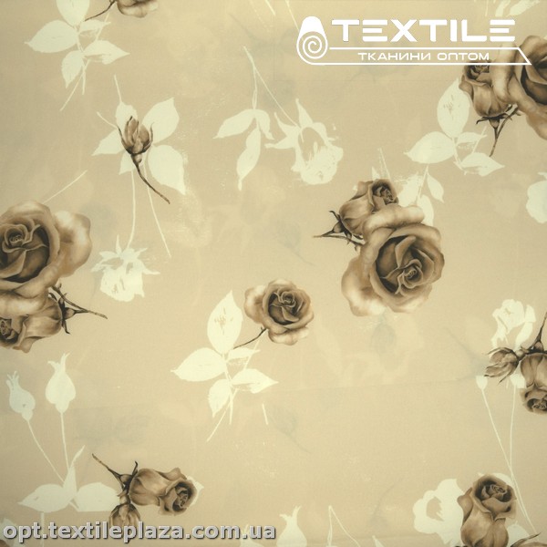 Супер софт цветы 3863D13C1 темно-бежевые, пудровый