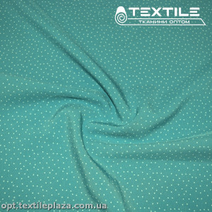 Супер софт горошек 4098D144C3 белый, петролево-голубой