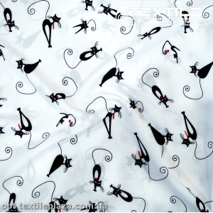 Супер софт абстракция 4101D1C1 кошки, белый