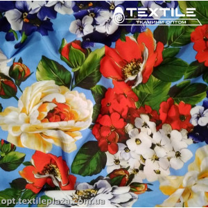 Супер софт цветы 4029D5C3 красные, голубой