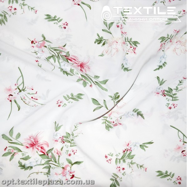 Супер софт цветы 4077D275C2 розовые, молочный