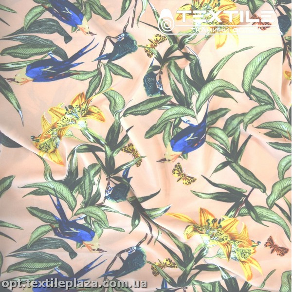 Супер софт цветы 4077D109C1 желтые, персиковый