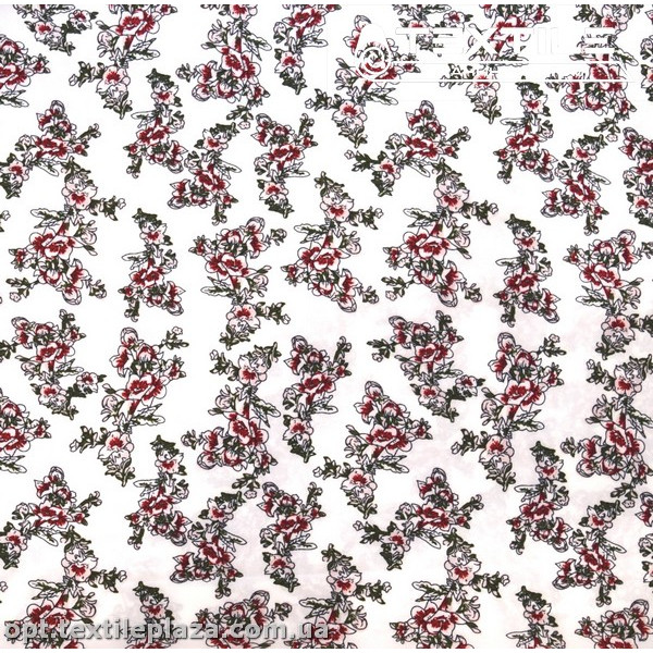 Супер софт цветы 4065D164C2 красные, белый