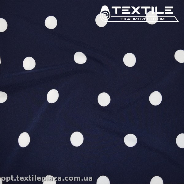 Супер софт горошек 4023D8C4 белый, темно-синий