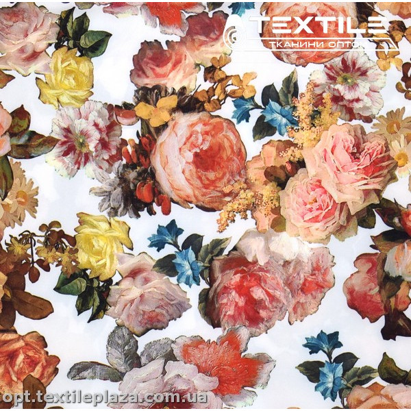 Супер софт цветы 3906D7C1 розовые, белый